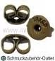 Preview: Ohrring Stopper nickelfrei bronze (Ø: 4 mm, Loch: 0.7 mm), 10 Stück